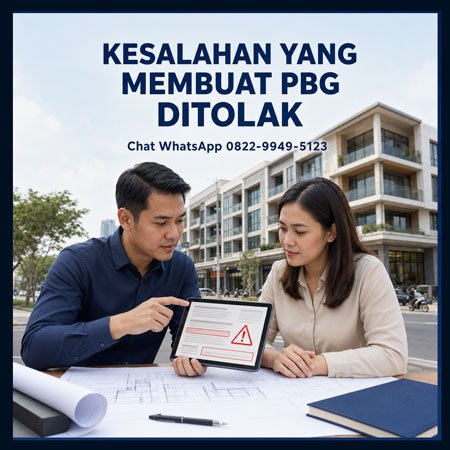 Kesalahan yang membuat pengajuan PBG ditolak di Jakarta Timur